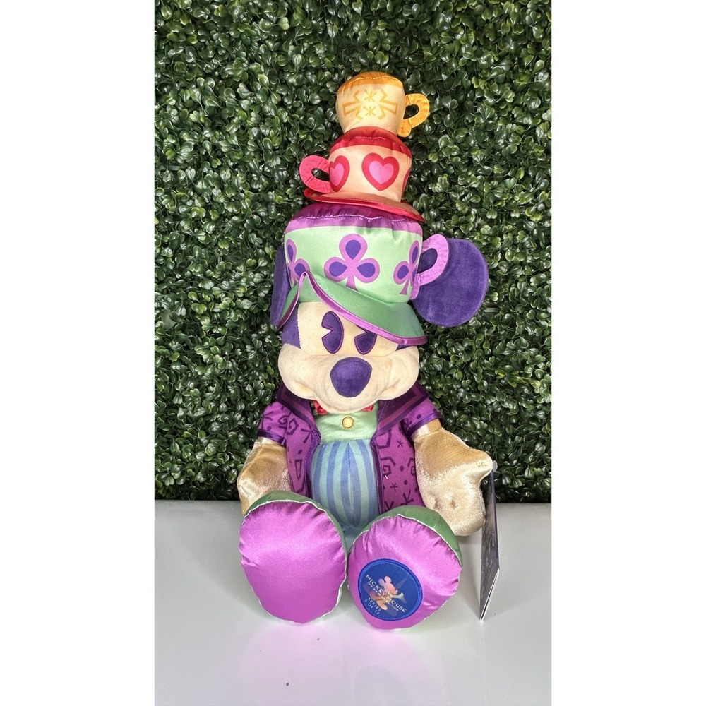 NWT Disney Parks The Main Attraction Mickey Mouse Plush Mad Tea Party 3 Of 12